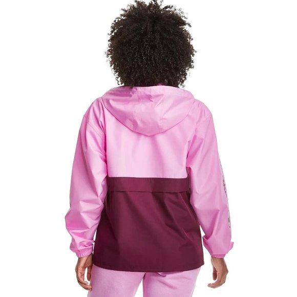 Champion Jacket Pink Stadium Packable Wind Water Resistant NWT - Picture 4 of 16